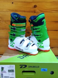 LYŽIARKY DALBELLO DRS 60 JR WHITE-RACE GREEN 24MP ---MODEL 2025---
